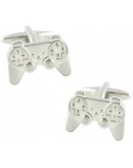 Silver Plated PlayStation Controller Cufflinks 