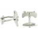 Silver Plated PlayStation Controller Cufflinks 