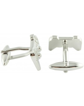 Gemelos PlayStation Plateado 