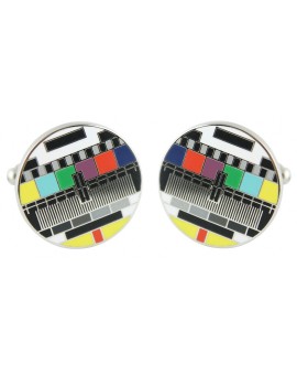 Test Card Cufflinks 2