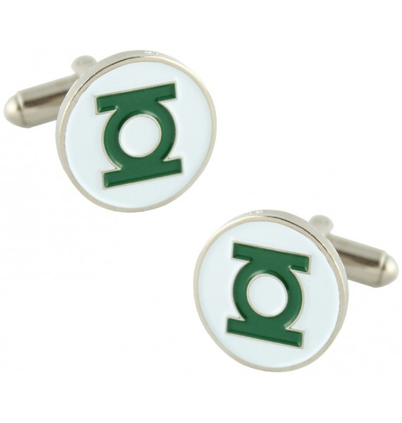 Green Lantern Logo Cufflinks 