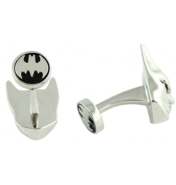 Gemelos Cabeza Batman 3D Plateado