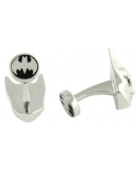 Gemelos Cabeza Batman 3D Plateado