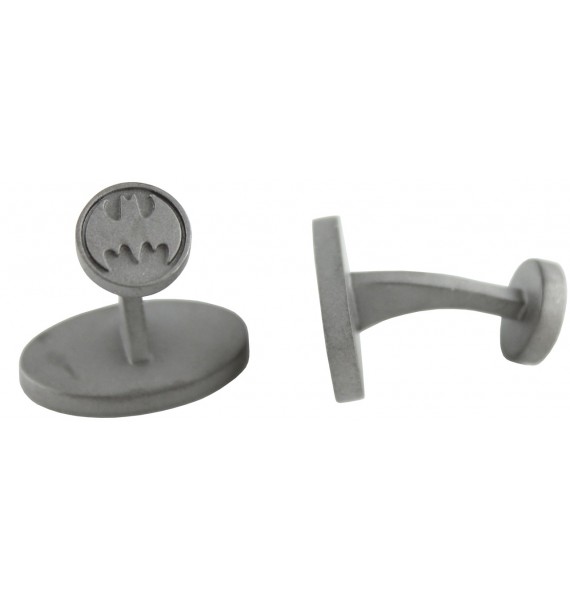 3D Black Matte Batman Cufflinks 