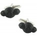 Black Bullfighter Hat Cufflinks 
