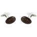 Coffee Bean Cufflinks 