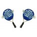 Blue Paddle Racket Cufflinks 