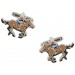 Brown Jockey Cufflinks 