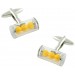 Tennis Ball Sleeve Cufflinks 
