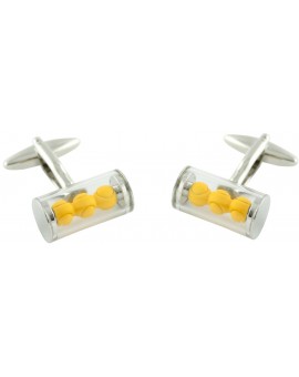 Tennis Ball Sleeve Cufflinks  2