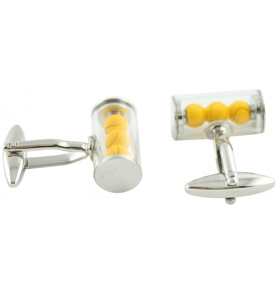 Tennis Ball Sleeve Cufflinks 