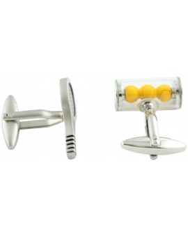 Gemelos Raqueta y Bote Pelotas de Tenis 