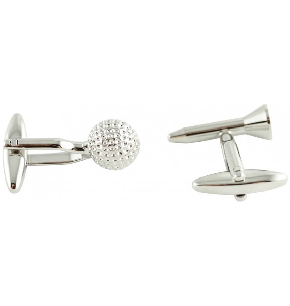 Golf Tee and Ball Cufflinks 