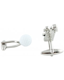 Gemelos Bolsa de Golf Negra y Bola Blanca