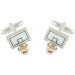 Basketball Backboard Cufflinks 