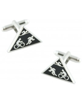 Triathlon Cufflinks 