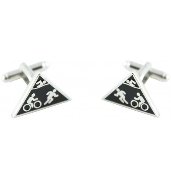 Triathlon Cufflinks 