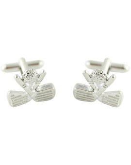 Crossed Clubs Cufflinks  2