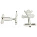 Crossed Clubs Cufflinks 
