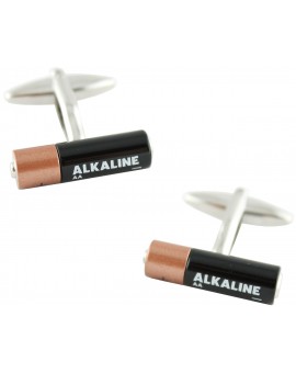 Alkaline Battery Cufflinks