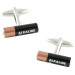 Alkaline Battery Cufflinks 