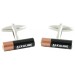 Alkaline Battery Cufflinks 