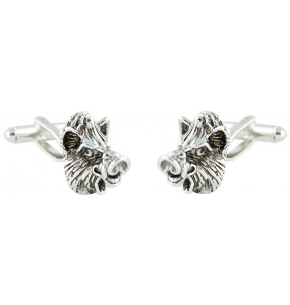 Wild Boar Head Cufflinks 
