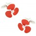 Red Boat Propeller Cufflinks 