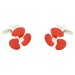 Red Boat Propeller Cufflinks 