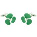 Green Boat Propeller Cufflinks 
