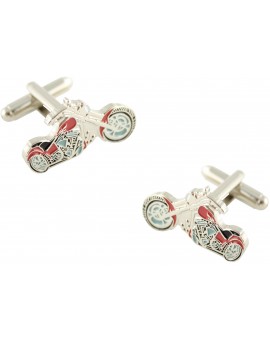 Red Harley Cufflinks 