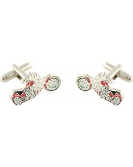 Red Harley Cufflinks  2