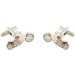 Red Harley Cufflinks 