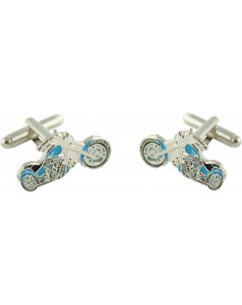 Blue Harley Cufflinks  2