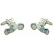 Blue Harley Cufflinks 