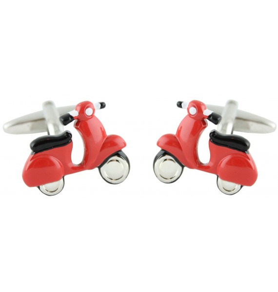 Gemelos Scooter Roja