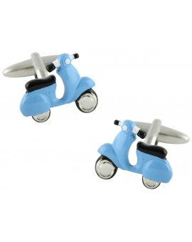 Blue Scooter Cufflinks 