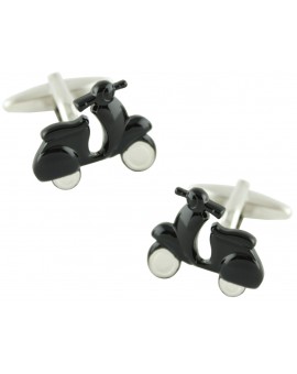 Black Scooter Cufflinks 