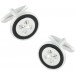 Black Button Cufflinks 