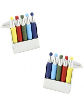 Gemelos Lápices de Colores