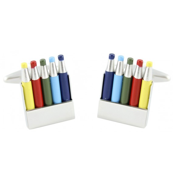 Gemelos Lápices de Colores