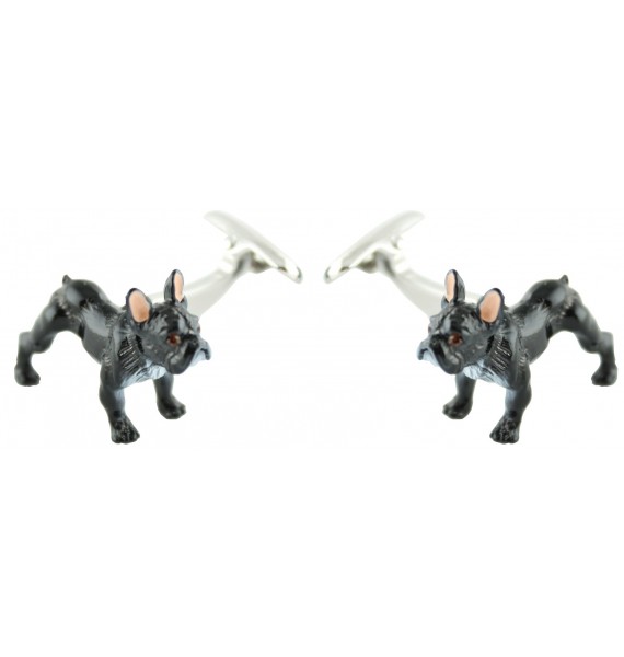 Gemelos Bulldog 3D Negro