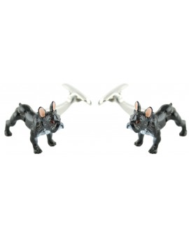 Gemelos Bulldog 3D Negro