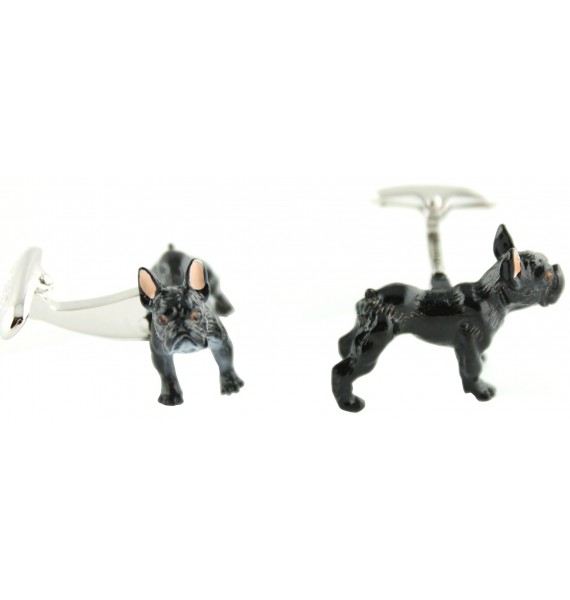 Gemelos Bulldog 3D Negro