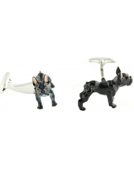 Gemelos Bulldog 3D Negro