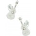 3D Spanish Guitar Cufflinks 