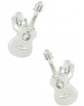 3D Spanish Guitar Cufflinks 