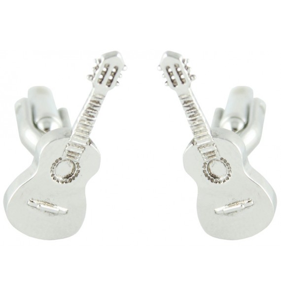 3D Spanish Guitar Cufflinks 