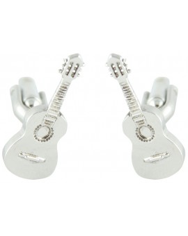 3D Spanish Guitar Cufflinks 