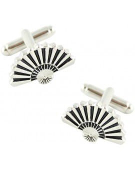 Hand Fan Cufflinks 
